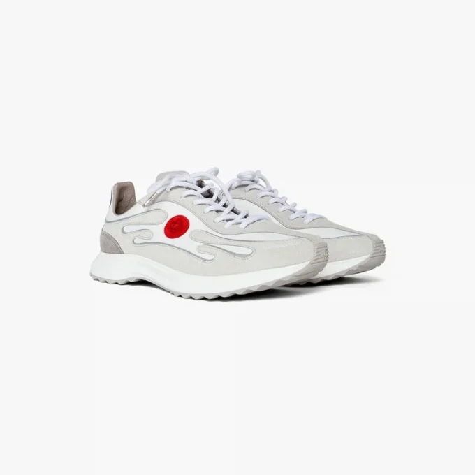 Women’s Grey Leather Stade Sneaker Women’s Grey Leather Stade Sneaker