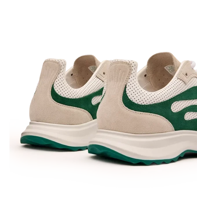 Women’s White & Green Stade Sneaker Women’s White & Green Stade Sneaker