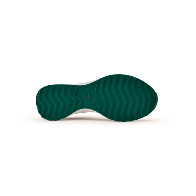 Men’s White & Green Stade Sneaker