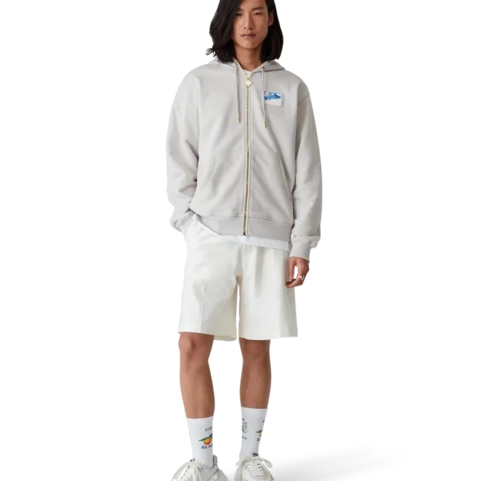 Mens Atlantis White & Chrome Sneaker