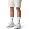 Mens Atlantis White & Chrome Sneaker