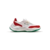 Mens Atlantis White & Red Sneaker