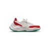 Mens Atlantis White & Red Sneaker