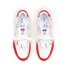 Mens Atlantis White & Red Sneaker