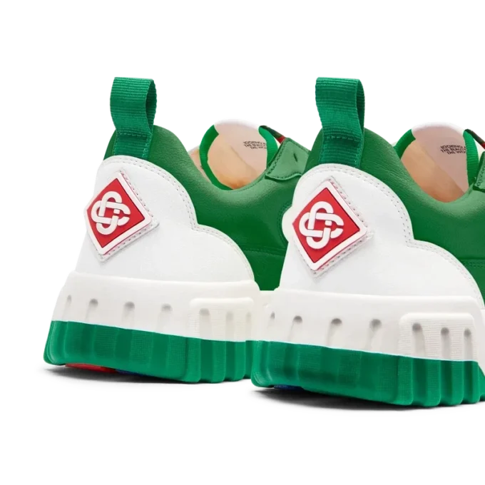 Mens Court Green & White Sneaker Mens Court Green & White Sneaker