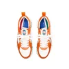 Mens Court Orange & White Sneakers Mens Court Orange & White Sneakers
