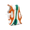 Mens Court Orange & White Sneakers Mens Court Orange & White Sneakers