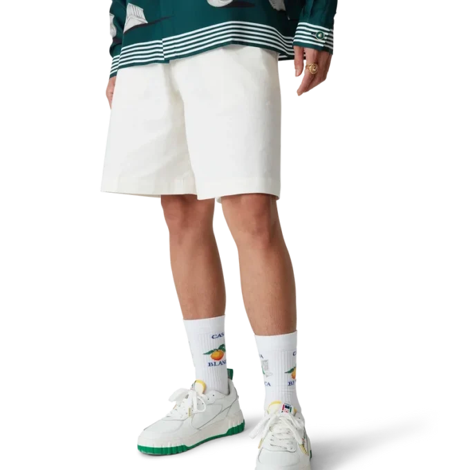Mens Court White & Green Sneaker Mens Court White & Green Sneaker