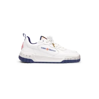 Mens Court White & Navy Sneaker