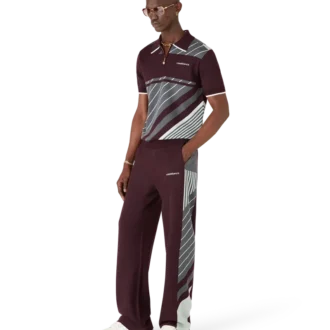 Merino Diagonal Tennis Polo