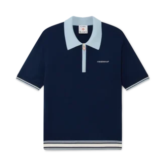 Merino Knit Tennis Polo Shirt