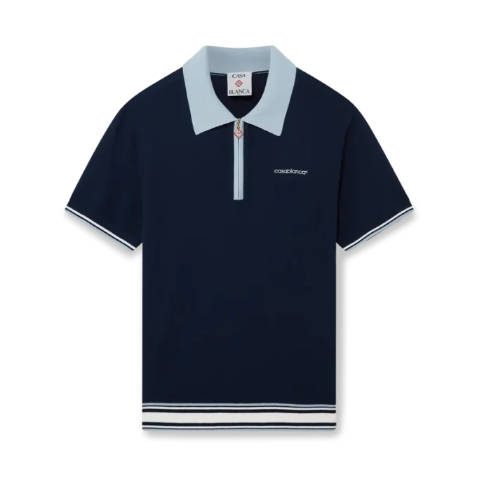 Merino Knit Tennis Polo Shirt Merino Knit Tennis Polo Shirt