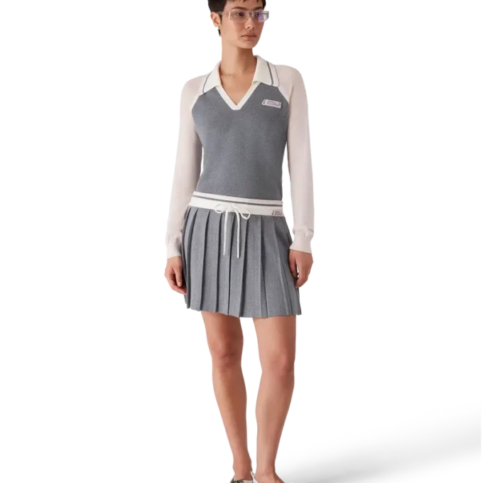 Merino Tennis Long Sleeve Polo Merino Tennis Long Sleeve Polo