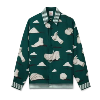 Metaphysical Long Sleeve Silk Shirt Metaphysical Long Sleeve Silk Shirt