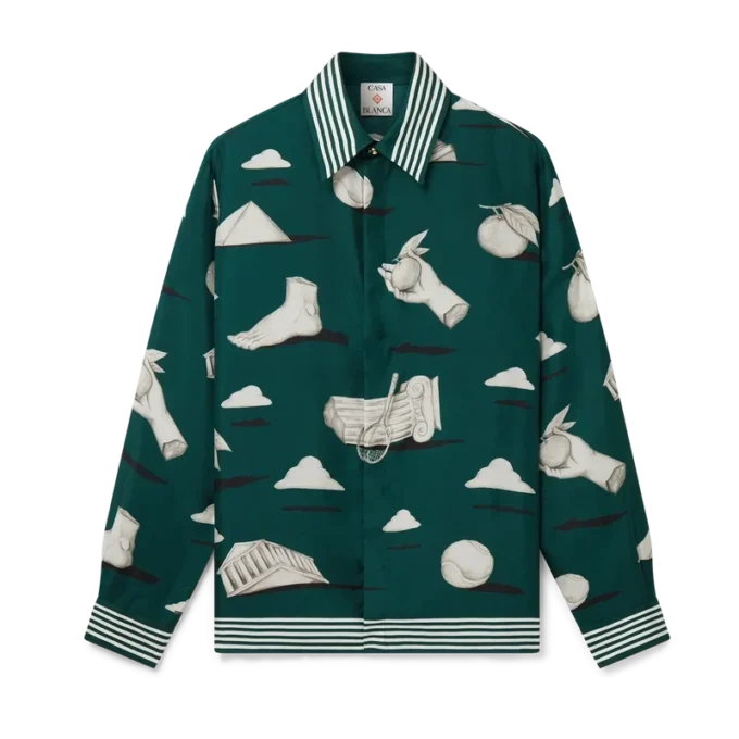 Metaphysical Long Sleeve Silk Shirt Metaphysical Long Sleeve Silk Shirt