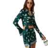 Metaphysical Silk Mini Skirt