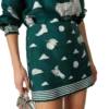 Metaphysical Silk Mini Skirt