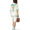 Metaphysical Tennis Icon Short Sleeve Silk Shirt