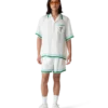 Metaphysical Tennis Icon Short Sleeve Silk Shirt