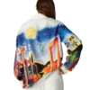 Midnight Acropolis Long Sleeve Silk Shirt Midnight Acropolis Long Sleeve Silk Shirt