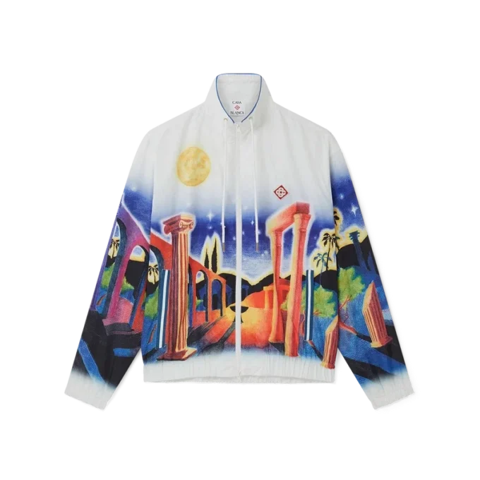 Midnight Acropolis Windbreaker Jacket
