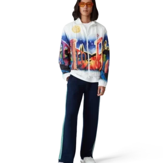 Midnight Acropolis Windbreaker Jacket