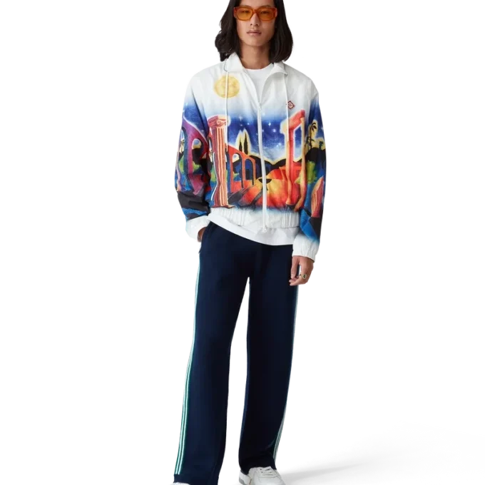 Midnight Acropolis Windbreaker Jacket