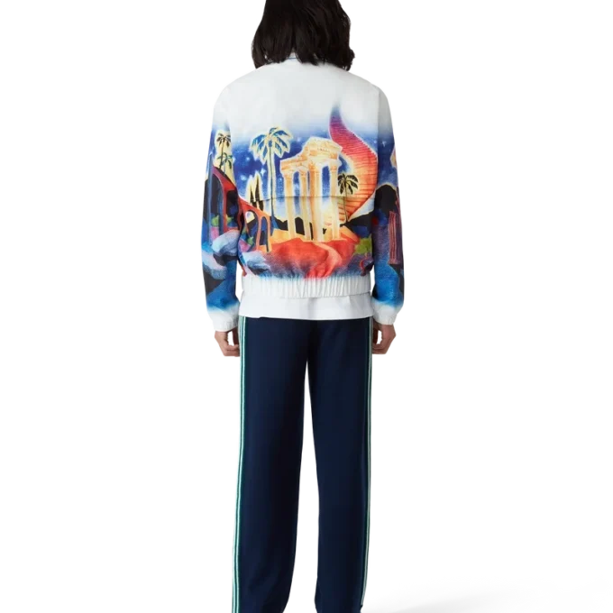 Midnight Acropolis Windbreaker Jacket