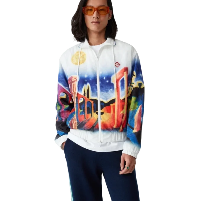 Midnight Acropolis Windbreaker Jacket