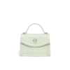 Mint Monogram Embossed Mini Jeanne Bag
