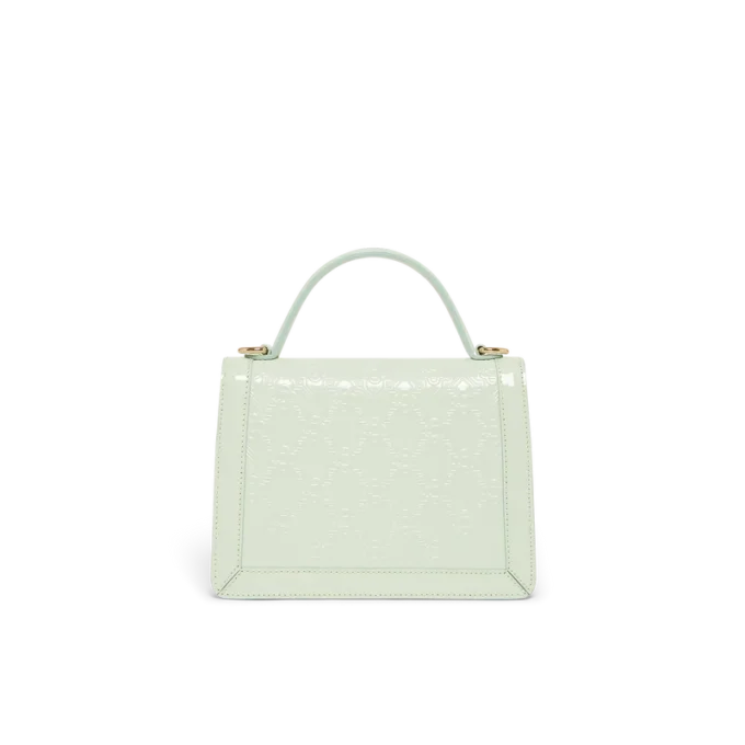 Mint Monogram Embossed Mini Jeanne Bag
