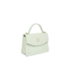 Mint Monogram Embossed Mini Jeanne Bag