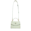 Mint Monogram Embossed Mini Jeanne Bag