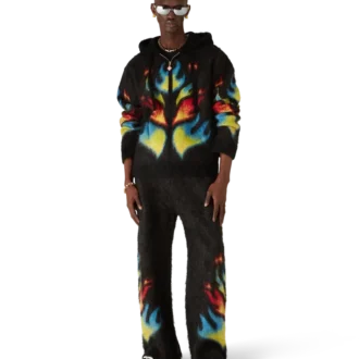 Mohair Flame Laurel Zip Hoodie Mohair Flame Laurel Zip Hoodie