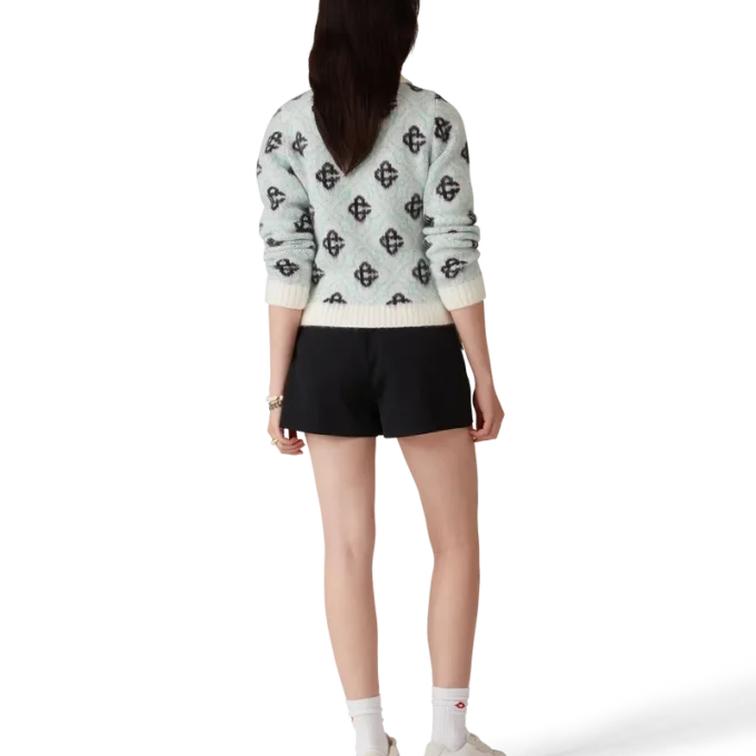 Mohair Monogram Zip Jumper Mohair Monogram Zip Jumper