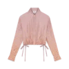 Monogram Degrade Long Sleeve Silk Shirt Monogram Degrade Long Sleeve Silk Shirt