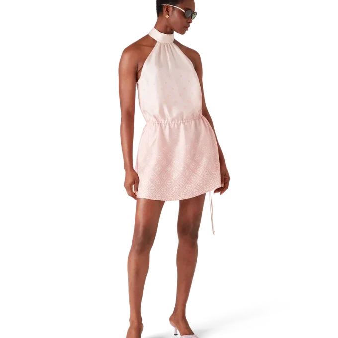 Monogram Degrade Silk Dress