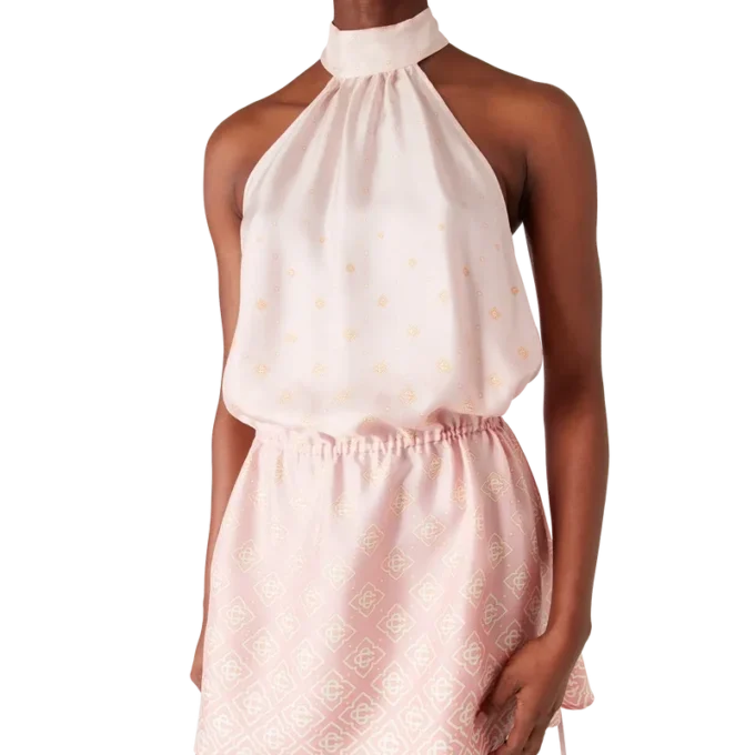 Monogram Degrade Silk Dress