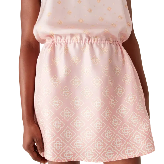 Monogram Degrade Silk Dress