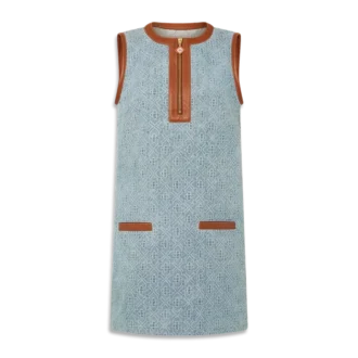 Monogram Denim Dress