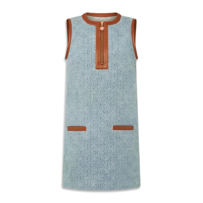 Monogram Denim Dress