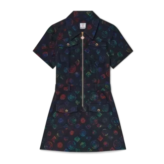 Monogram Denim Dress