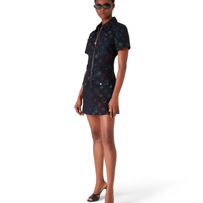 Monogram Denim Dress