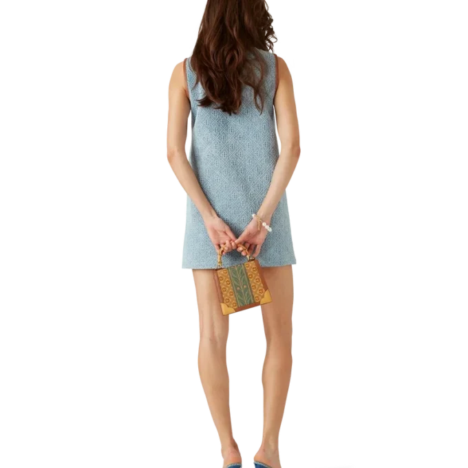 Monogram Denim Dress