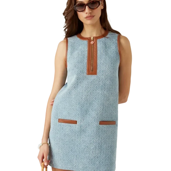 Monogram Denim Dress