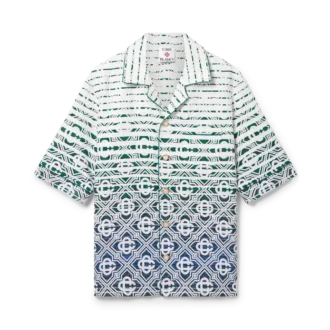 Monogram Gradient Towelling Short Sleeve Shirt