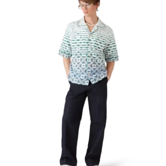 Monogram Gradient Towelling Short Sleeve Shirt