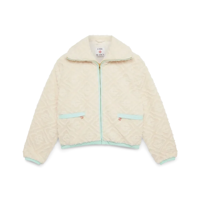 Monogram Jacquard Fleece Jacket Monogram Jacquard Fleece Jacket