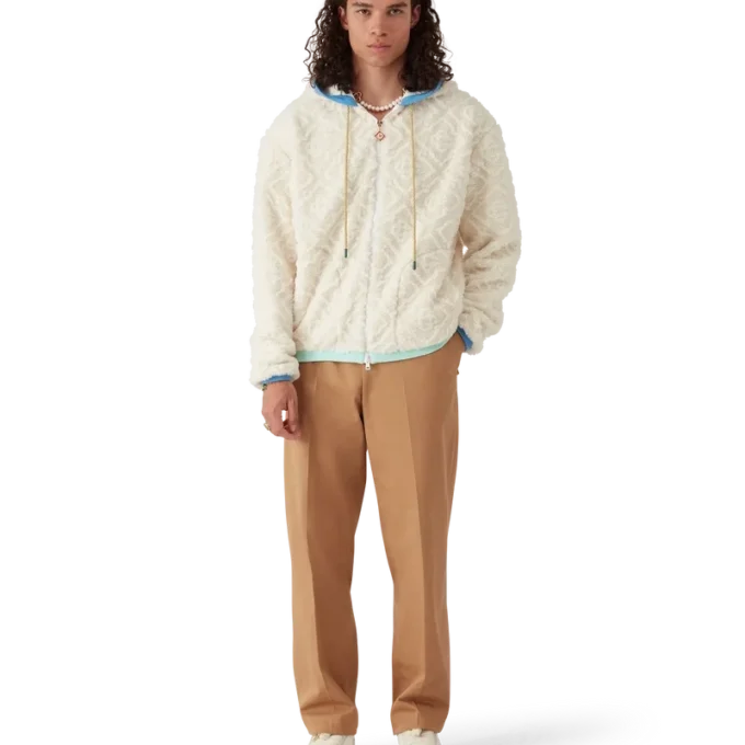 Monogram Jacquard Fleece Jacket