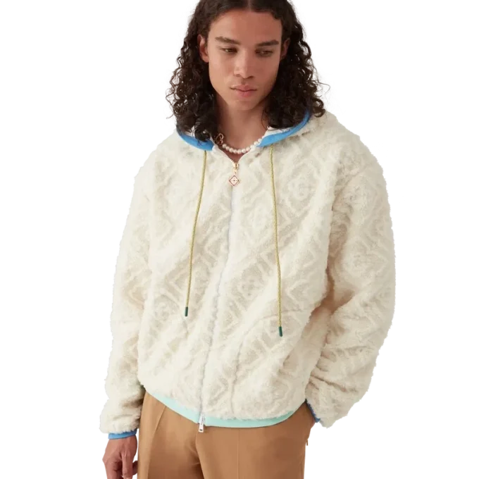 Monogram Jacquard Fleece Jacket